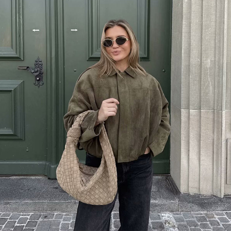 Street Style Suede Jacket