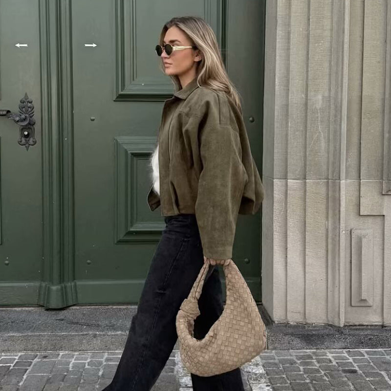 Street Style Suede Jacket