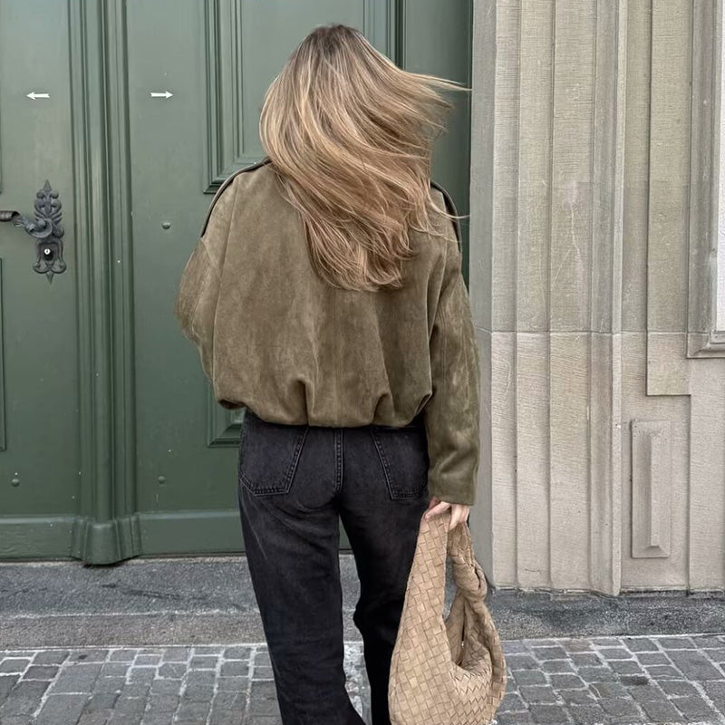 Street Style Suede Jacket