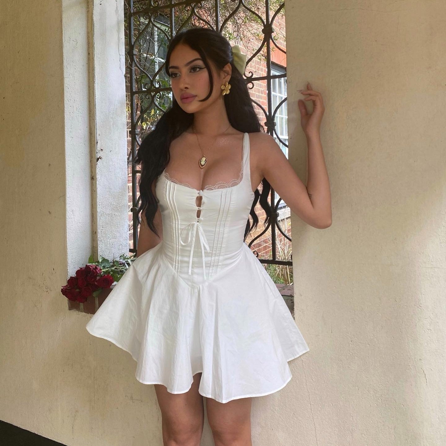 Spaghetti Mini Dress