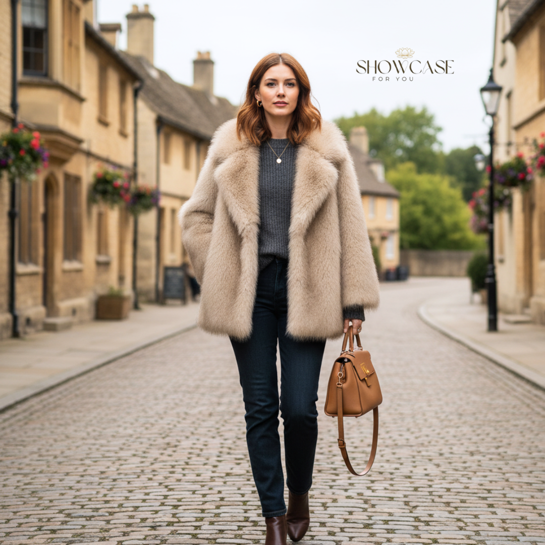 Luxury Faux Fur Long Coat
