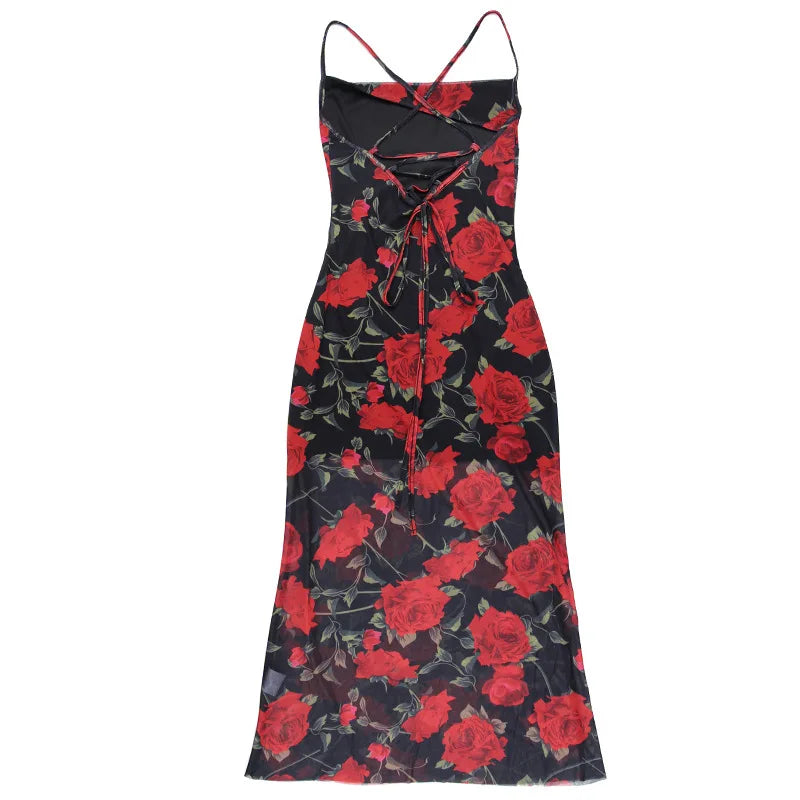 Printed Slim Dress