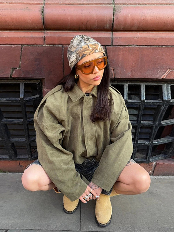 Street Style Suede Jacket