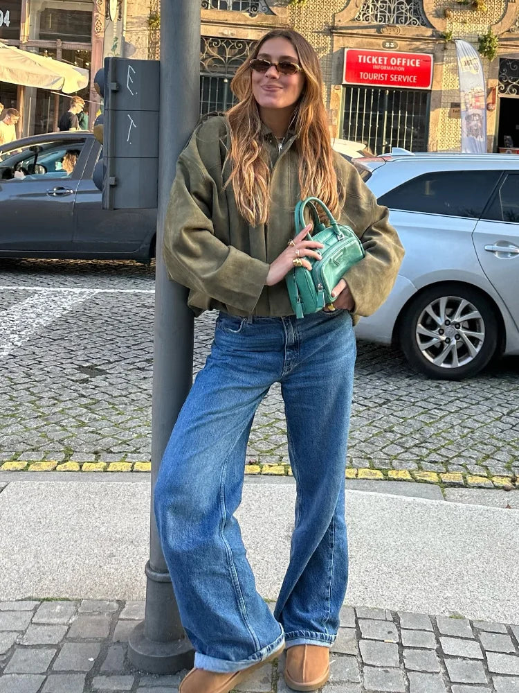 Street Style Suede Jacket