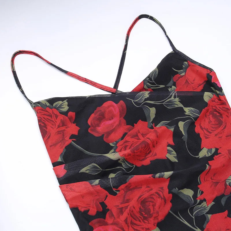 Printed Slim Dress