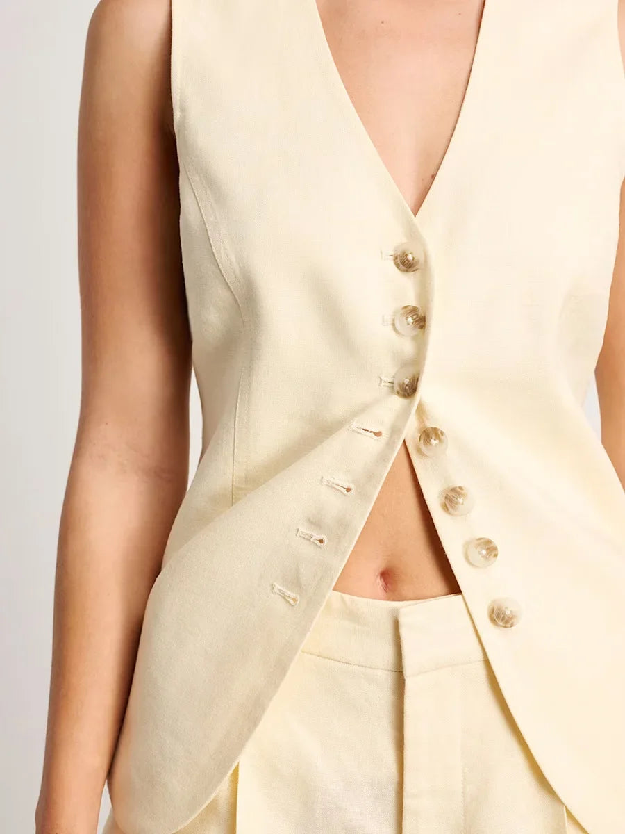 Casual Chic Linen and Cotton Set