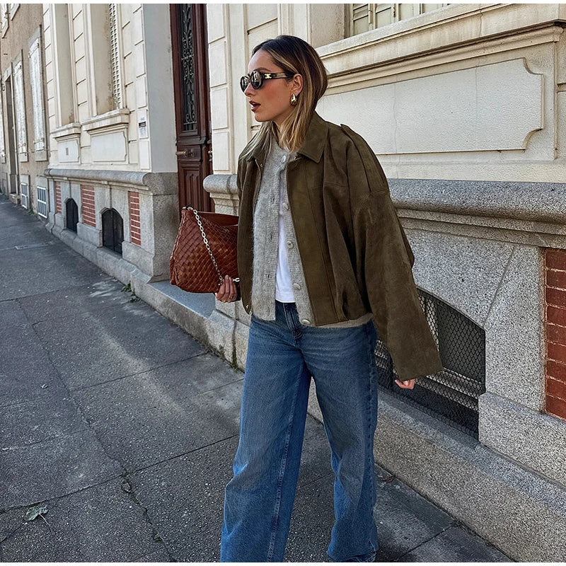 Street Style Suede Jacket