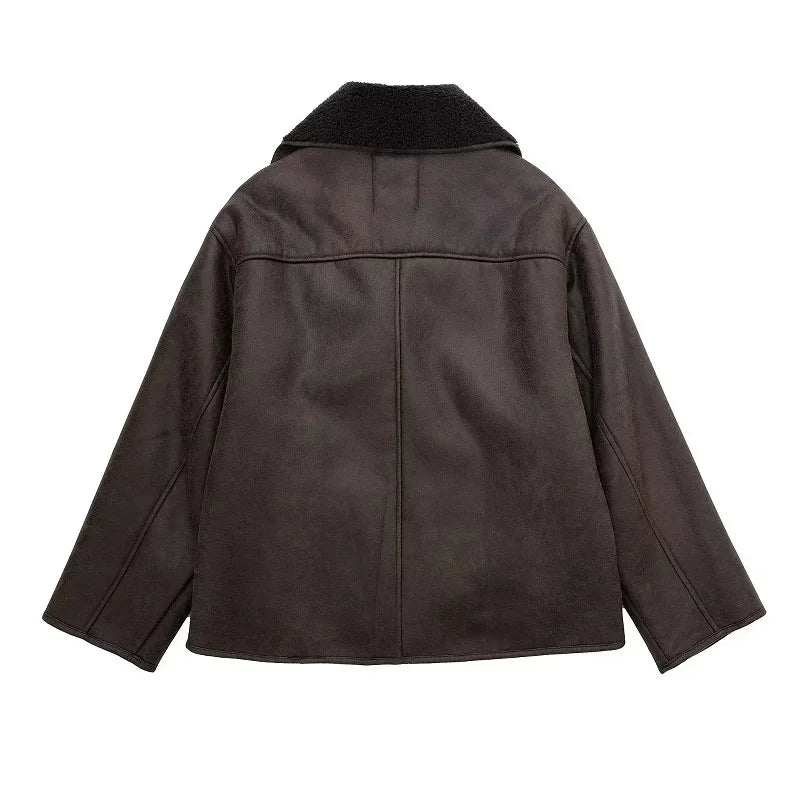 Women’s Faux Leather Jacket