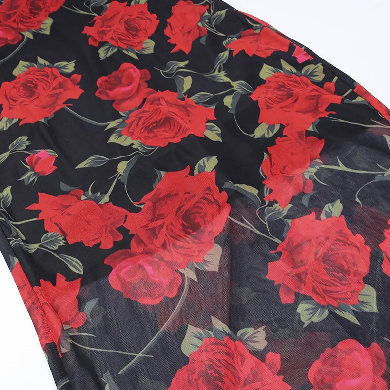 Printed Slim Dress