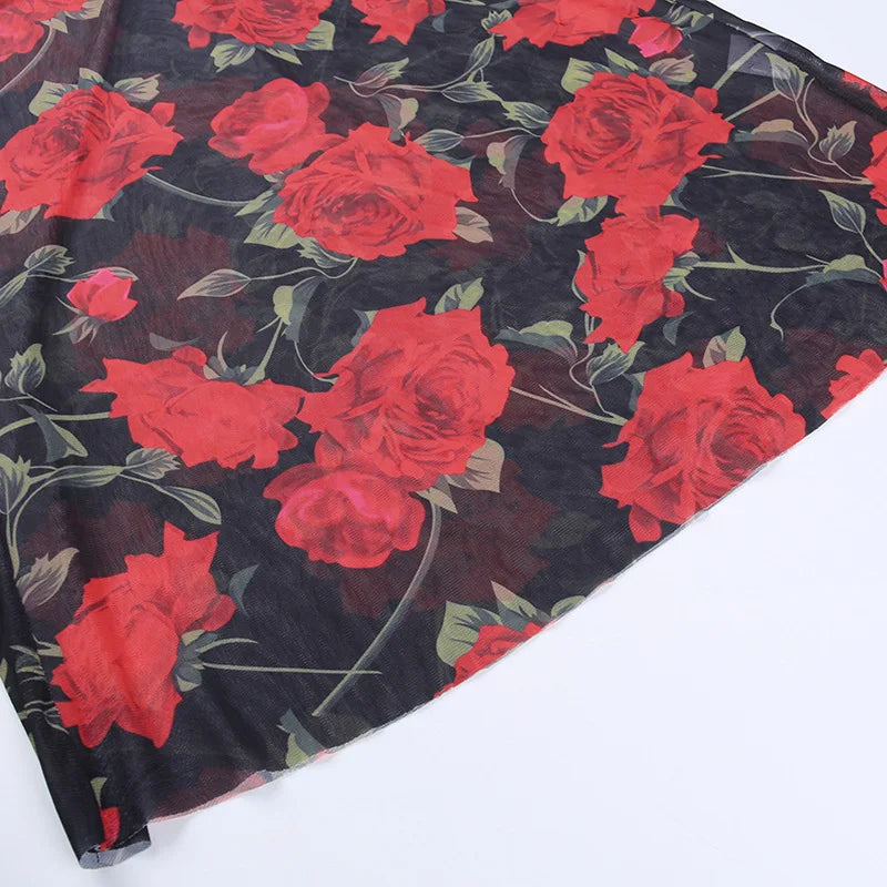Printed Slim Dress
