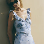Sleek Printed Maxi Dress