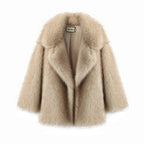 Luxury Faux Fur Long Coat