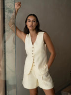 Casual Chic Linen and Cotton Set