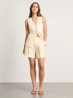 Casual Chic Linen and Cotton Set