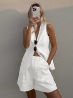Casual Chic Linen and Cotton Set