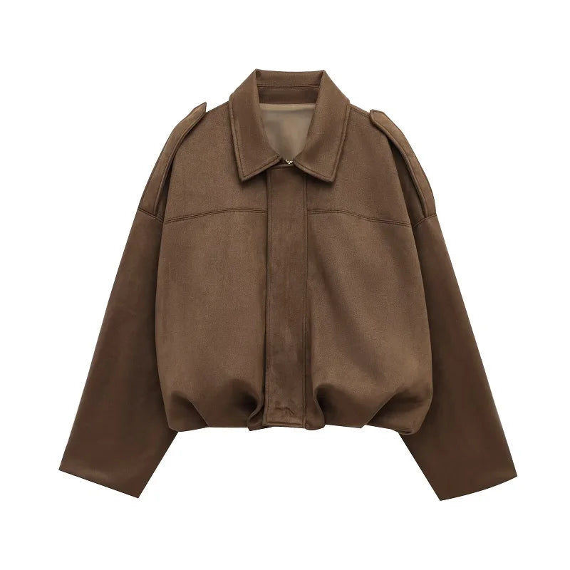 Street Style Suede Jacket