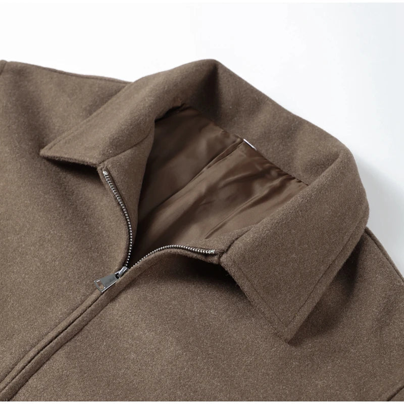 Women’s Zipped Wool-Blend Jacket