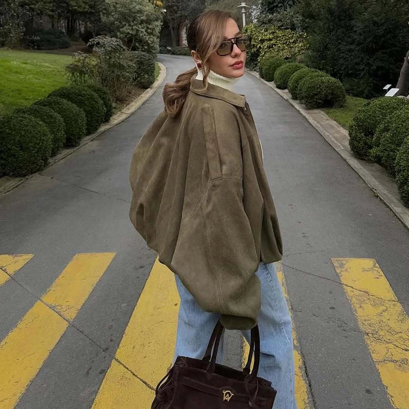 Street Style Suede Jacket