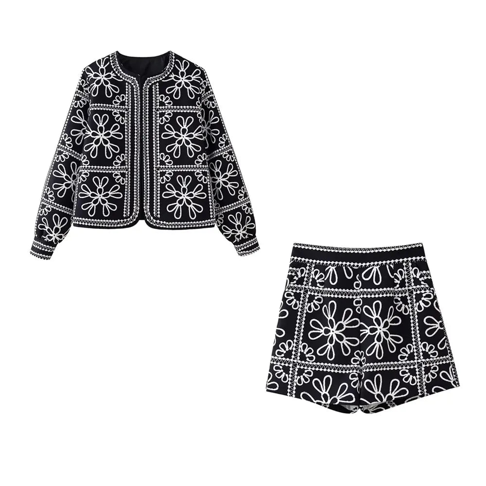 Printed Duo Set