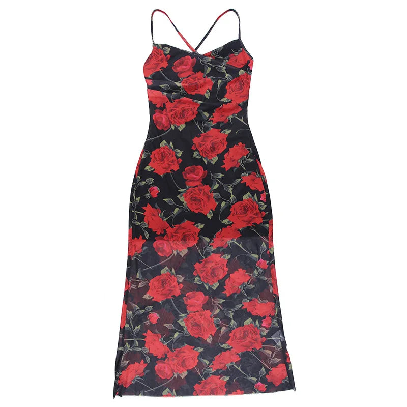 Printed Slim Dress