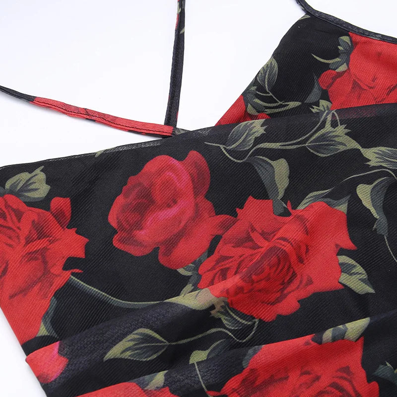 Printed Slim Dress