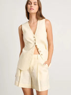Casual Chic Linen and Cotton Set