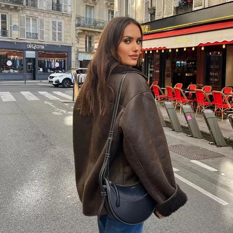 Women’s Faux Leather Jacket