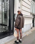 Women’s Faux Leather Jacket