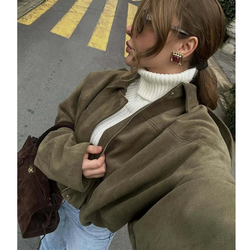 Street Style Suede Jacket