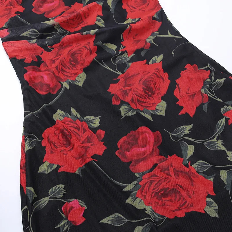 Printed Slim Dress
