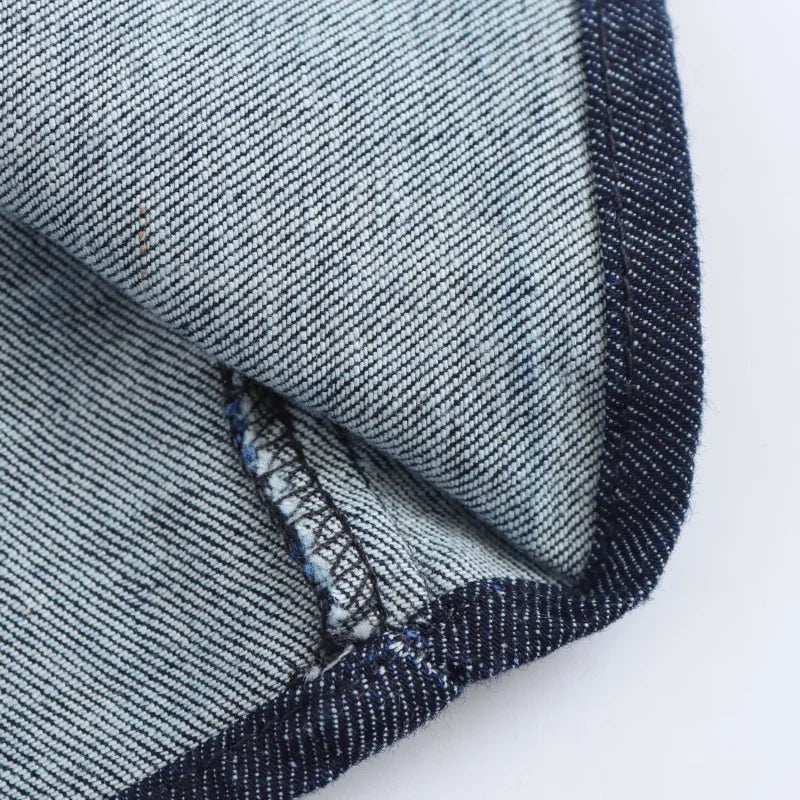 Elegance Mid Denim Dress