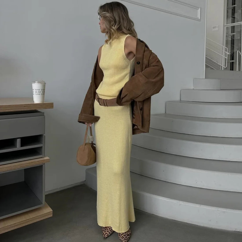 Knitted Two-Piece Set