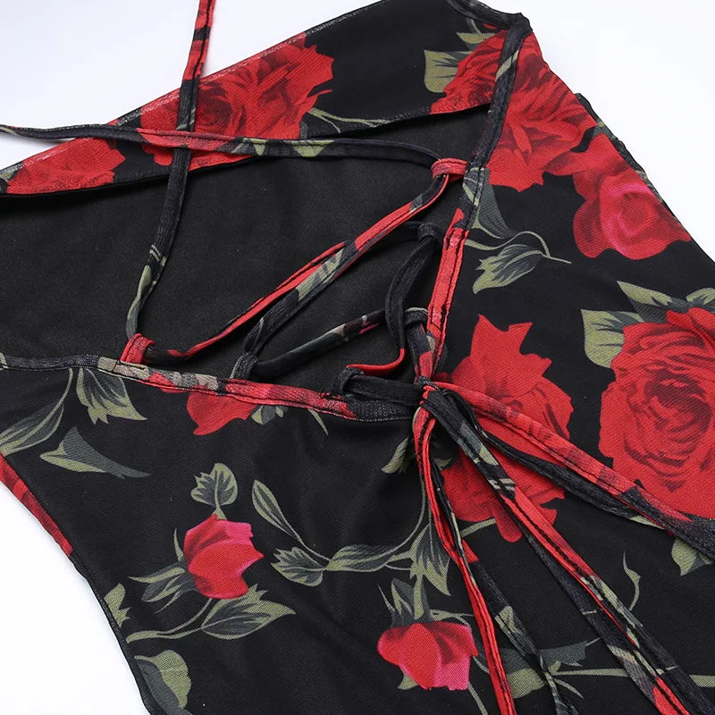 Printed Slim Dress