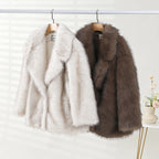 Luxury Faux Fur Long Coat