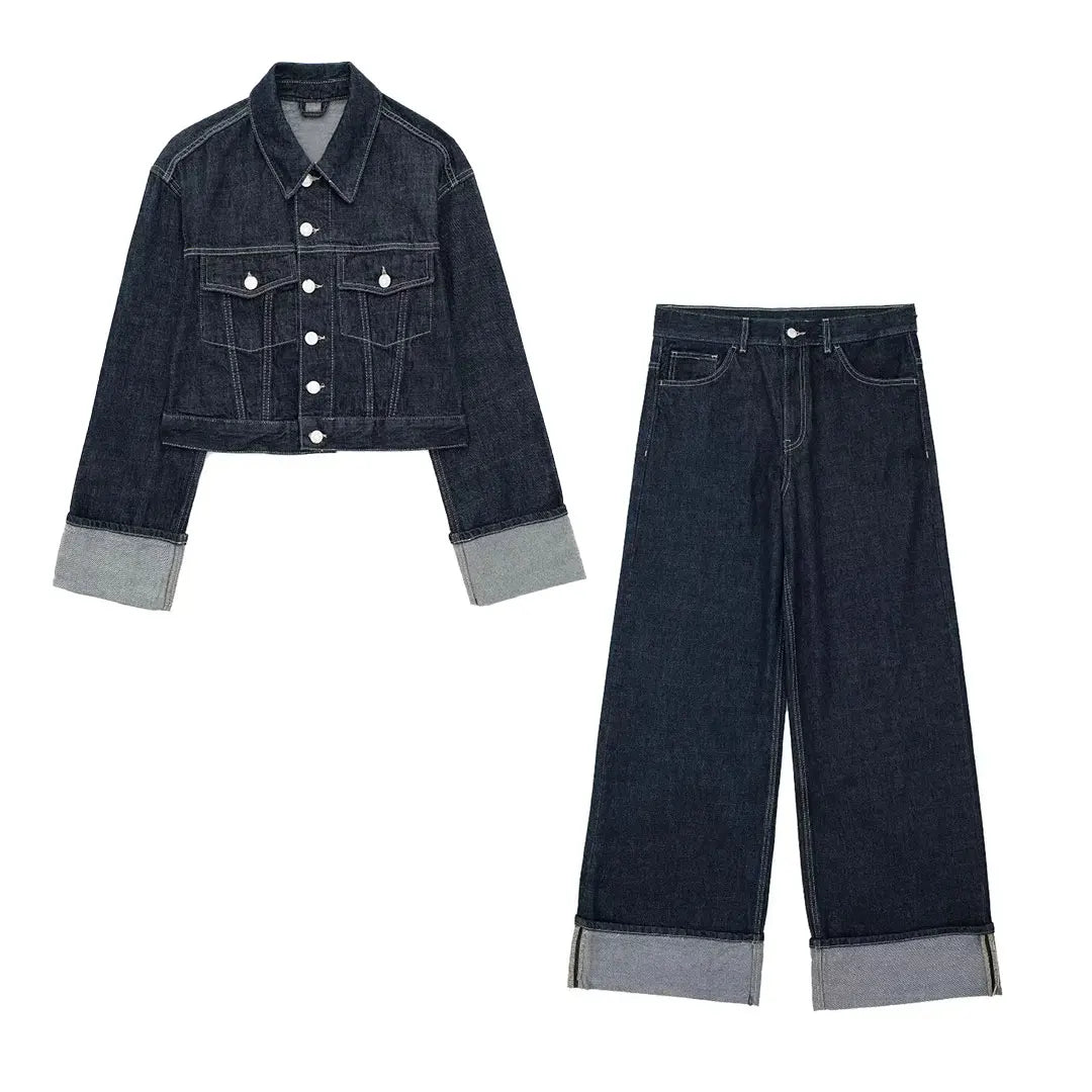 High Waist Duo Jeans