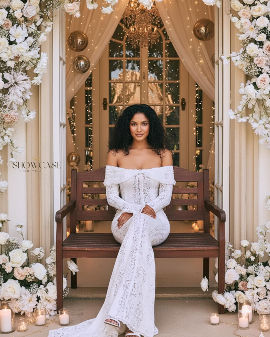 Aurora Lace Maxi Dress