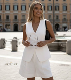 Casual Chic Linen and Cotton Set