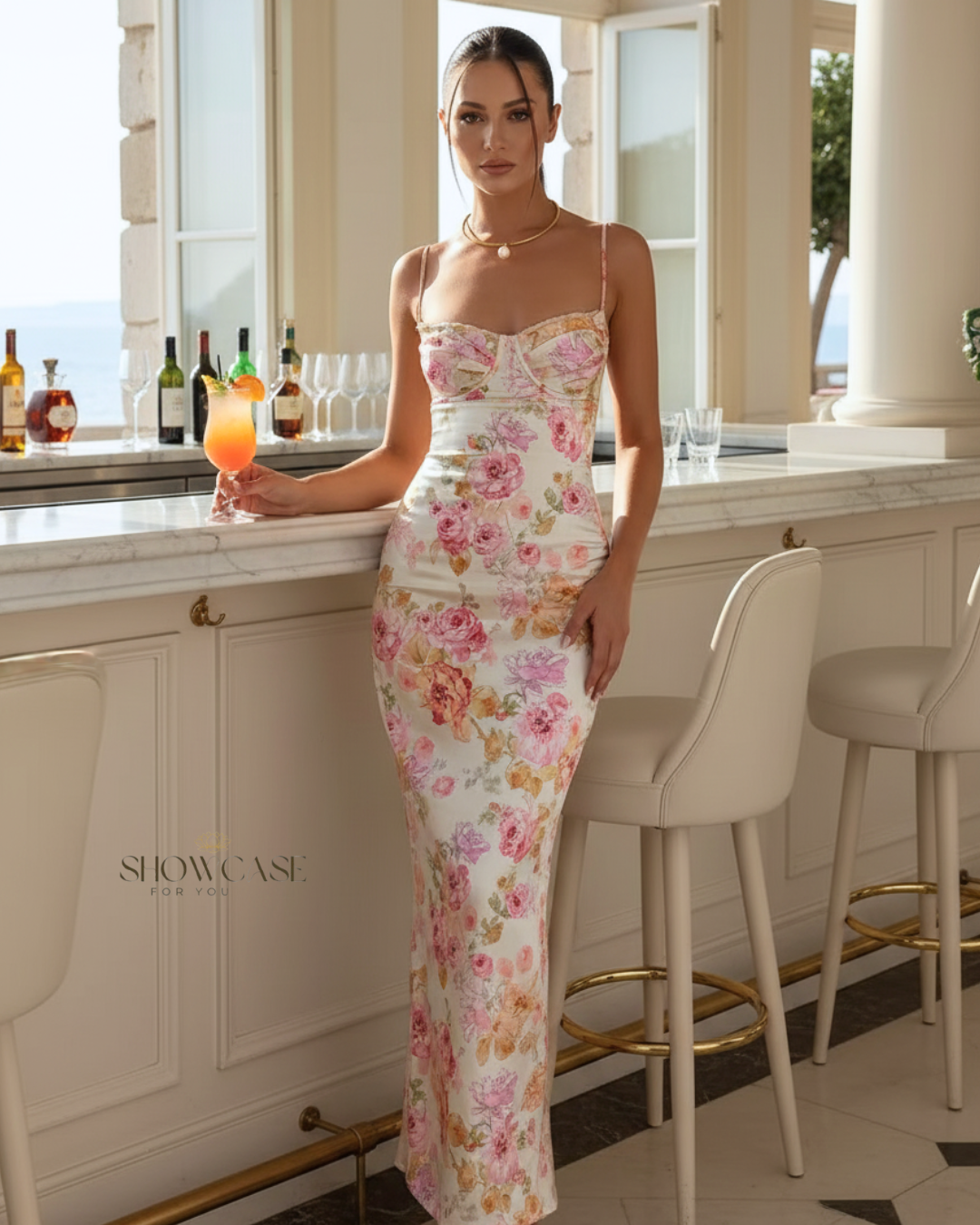 Elegant Mid-Calf Dress
