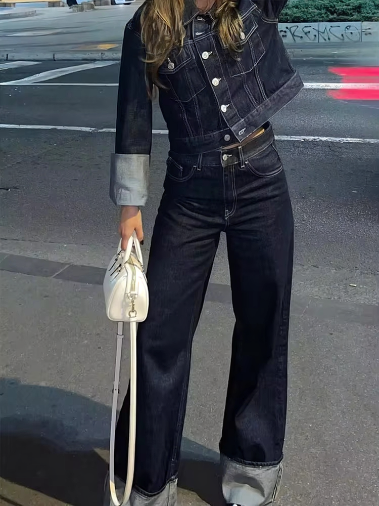 High Waist Duo Jeans